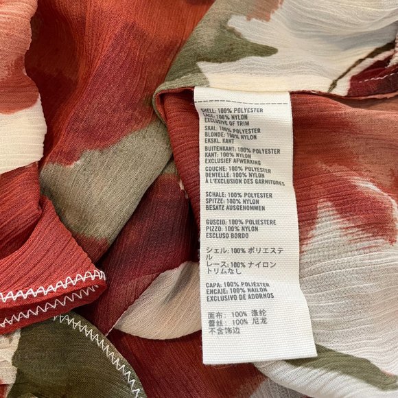 NWT Abercrombie & Fitch Floral Lace Cami Top - Picture 9 of 10